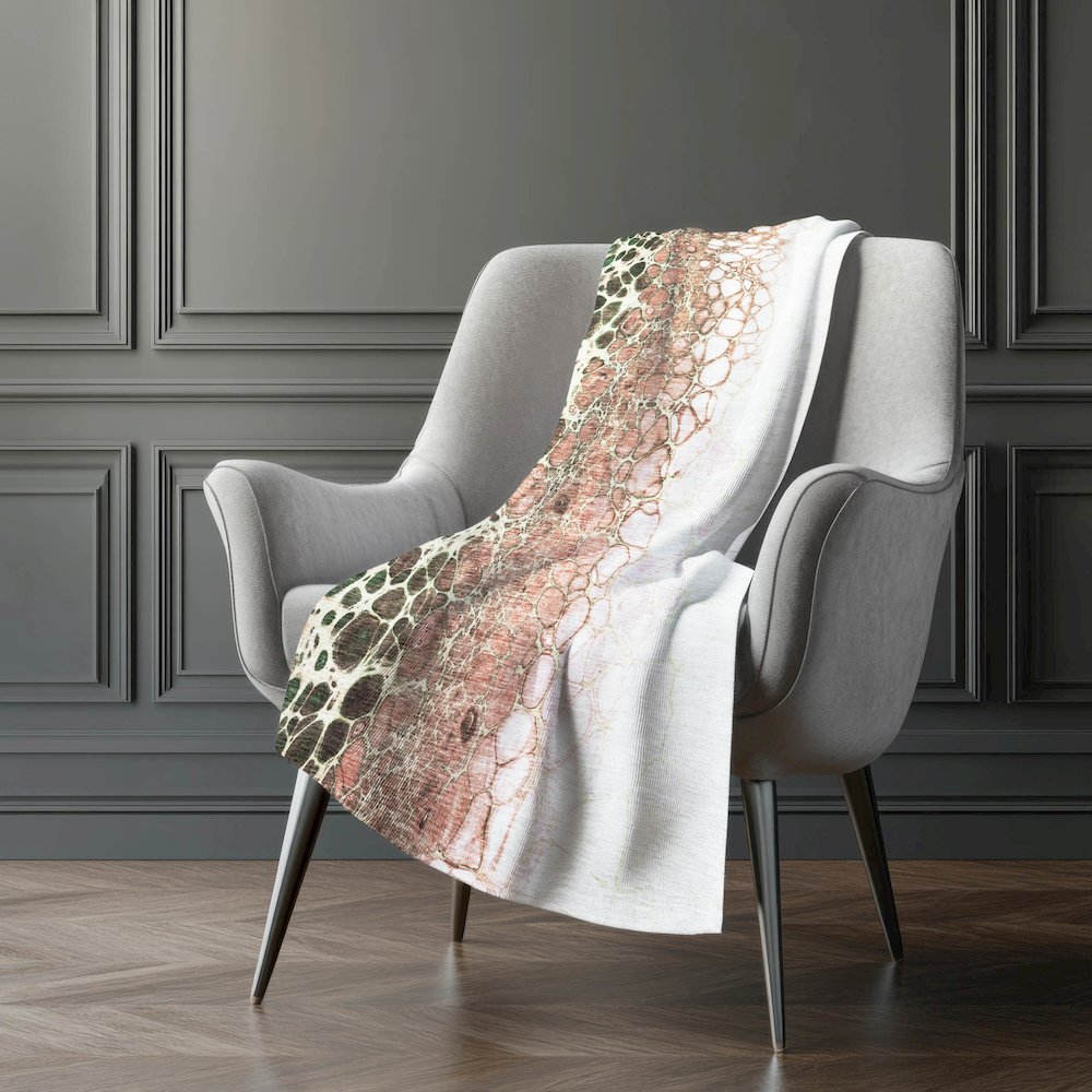 Premium Machine Washable ASB707 Salmon 50" x 70" Sherpa Throw Blanket. Picture 5