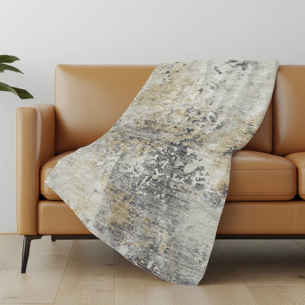 Premium Machine Washable ASB70 Moody 50" x 70" Sherpa Throw Blanket. Picture 4