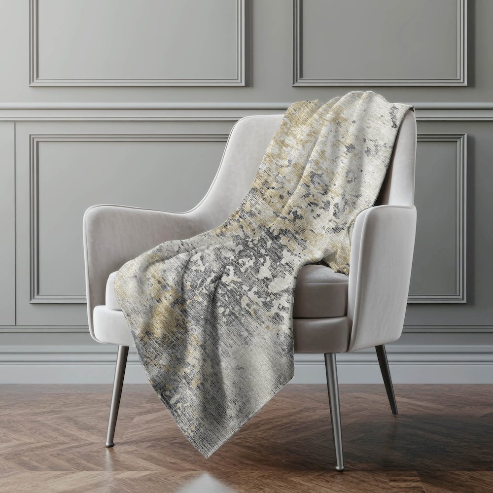 Premium Machine Washable ASB70 Moody 50" x 70" Sherpa Throw Blanket. Picture 5