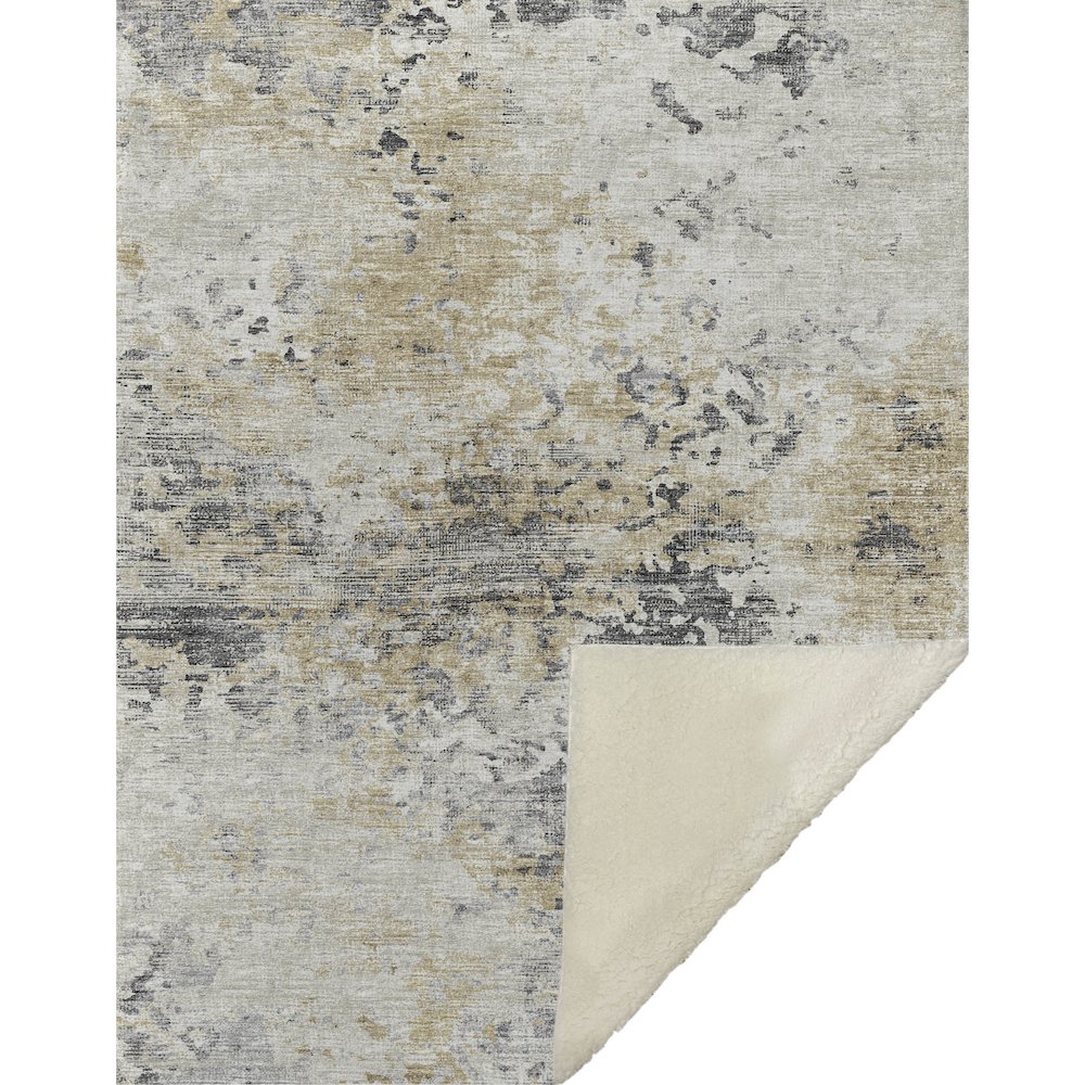 Premium Machine Washable ASB70 Moody 50" x 70" Sherpa Throw Blanket. Picture 1
