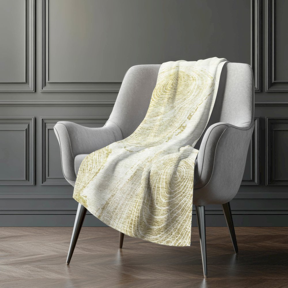 Premium Machine Washable ASB713 Khaki 50" x 70" Sherpa Throw Blanket. Picture 5