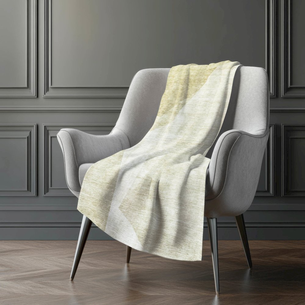Premium Machine Washable ASB716 Beige 50" x 70" Sherpa Throw Blanket. Picture 5