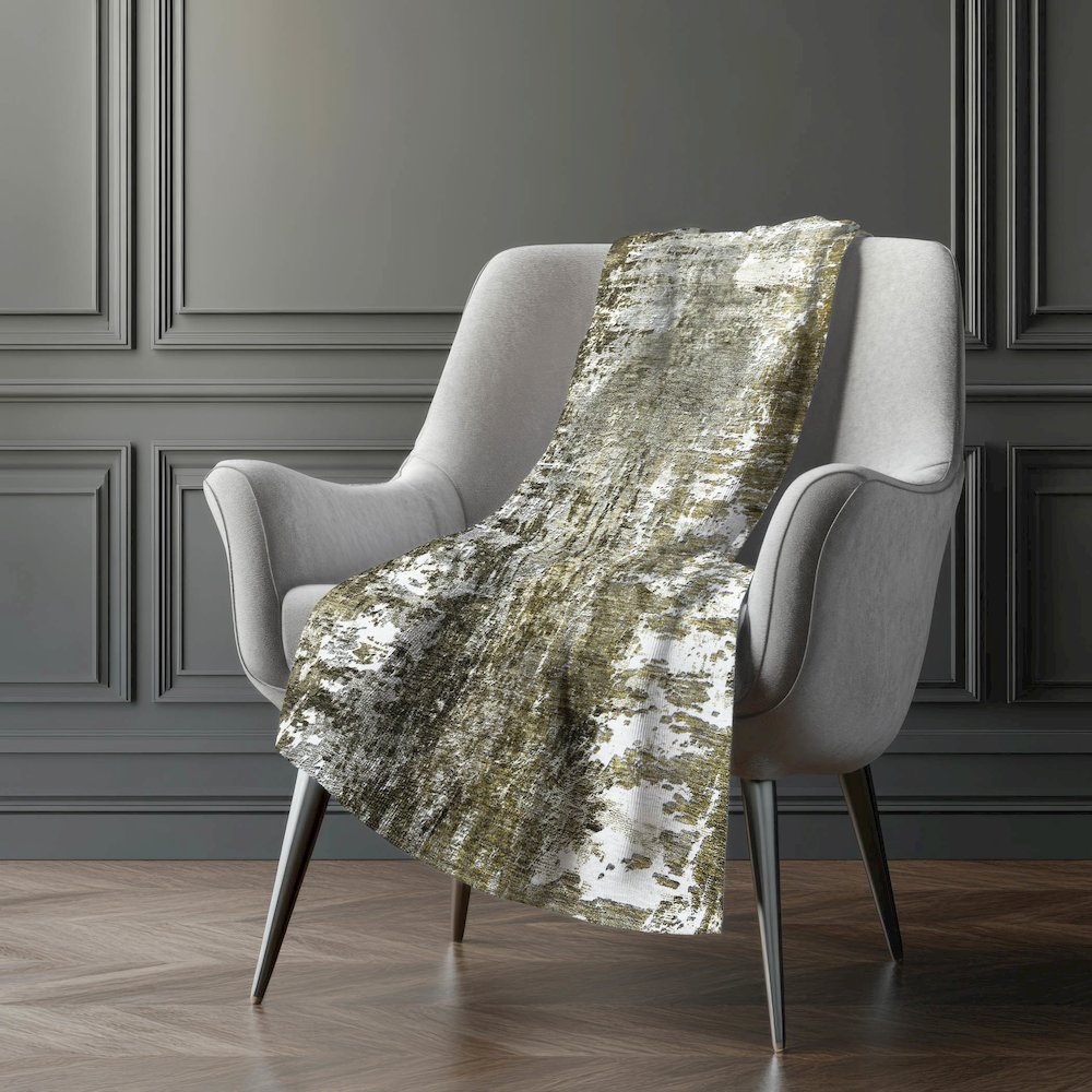 Premium Machine Washable ASB718 Taupe 50" x 70" Sherpa Throw Blanket. Picture 5