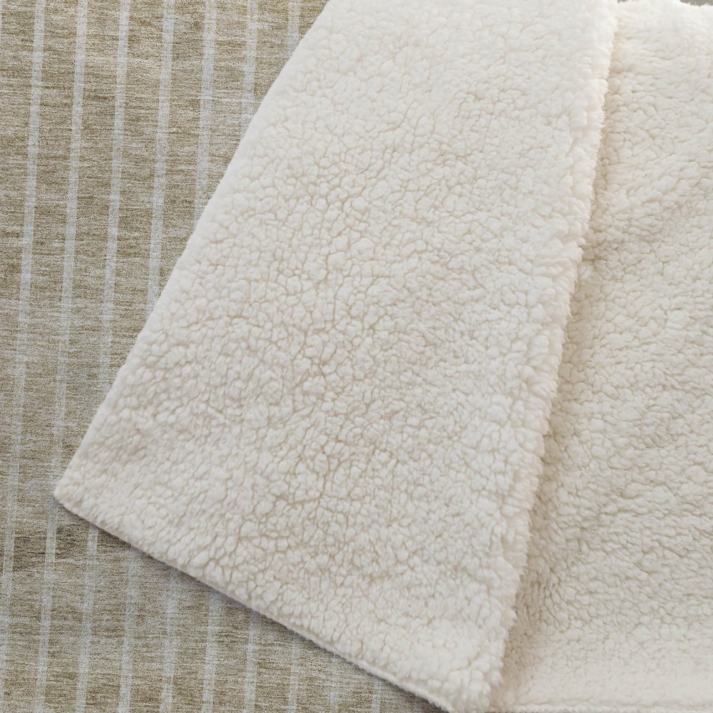 Premium Machine Washable ASB723 Brown 50" x 70" Sherpa Throw Blanket. Picture 2