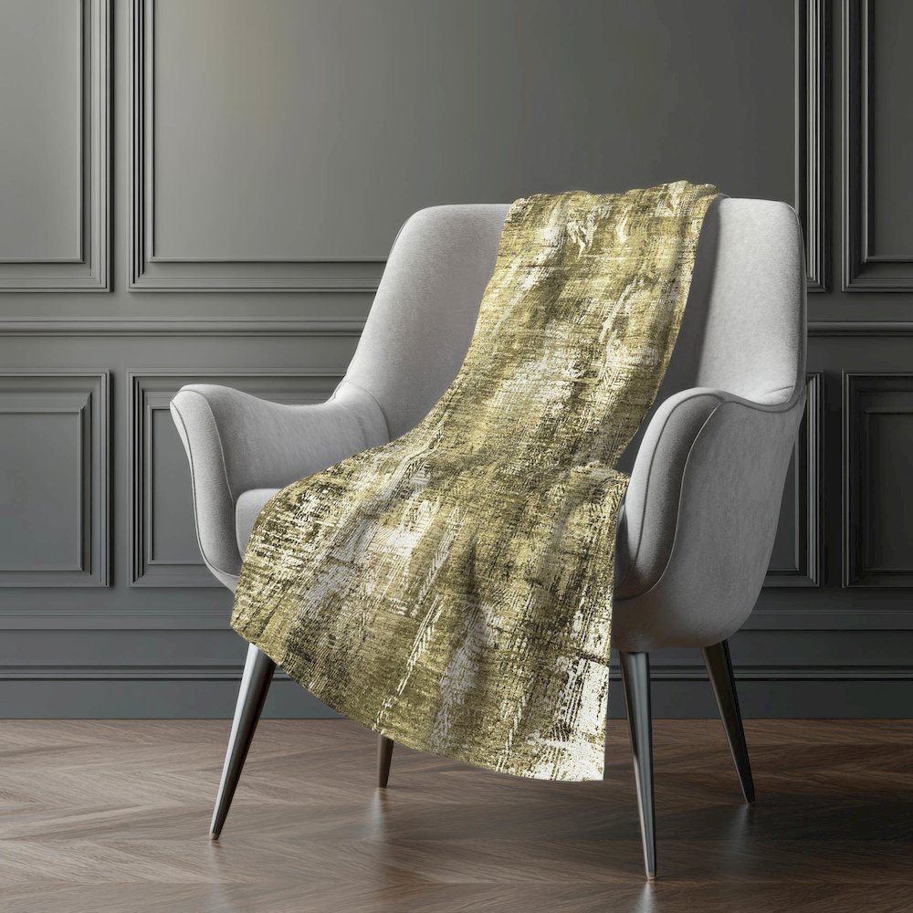 Premium Machine Washable ASB725 Brown 50" x 70" Sherpa Throw Blanket. Picture 5