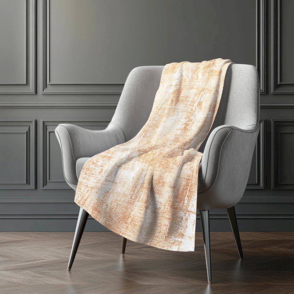 Premium Machine Washable ASB725 Coral 50" x 70" Sherpa Throw Blanket. Picture 5