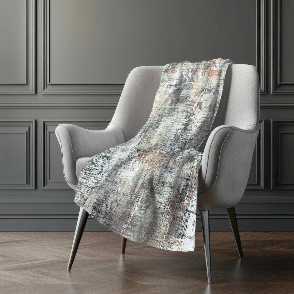 Premium Machine Washable ASB725 Taupe 50" x 70" Sherpa Throw Blanket. Picture 5