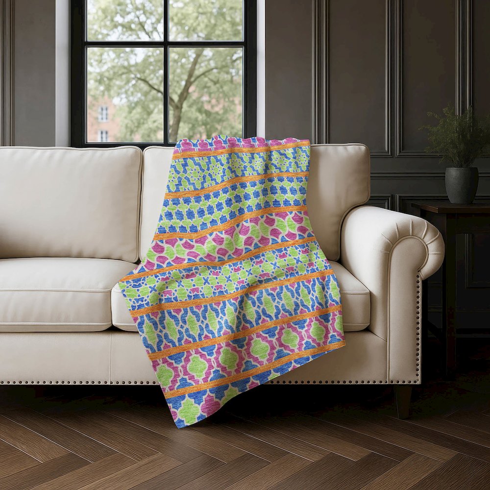 Premium Machine Washable ASB726 Blush 50" x 70" Sherpa Throw Blanket. Picture 4