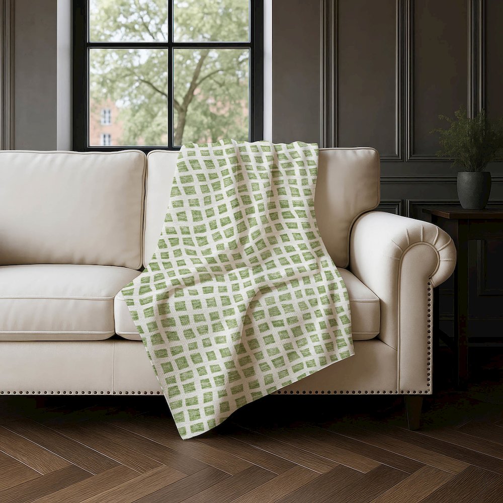 Premium Machine Washable ASB727 Aloe 50" x 70" Sherpa Throw Blanket. Picture 4