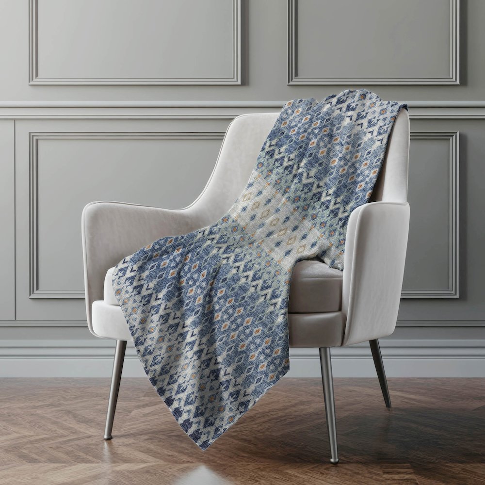 Premium Machine Washable ASB72 Seaglass 50" x 70" Sherpa Throw Blanket. Picture 5
