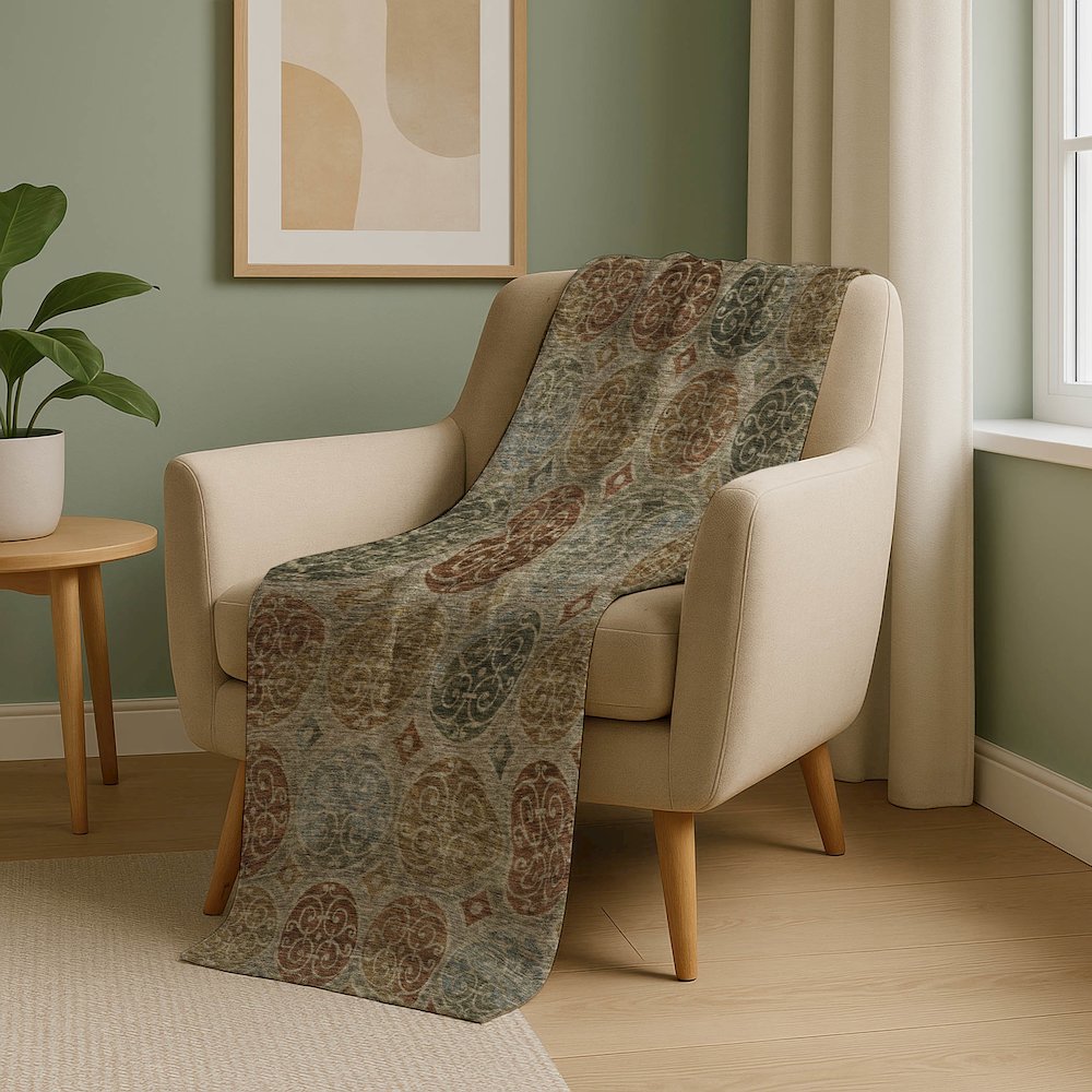 Premium Machine Washable ASB738 Taupe 50" x 70" Sherpa Throw Blanket. Picture 5