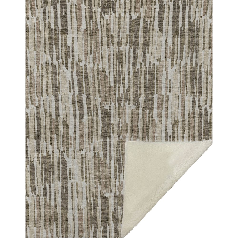 Premium Machine Washable ASB739 Mocha 50" x 70" Sherpa Throw Blanket. Picture 1