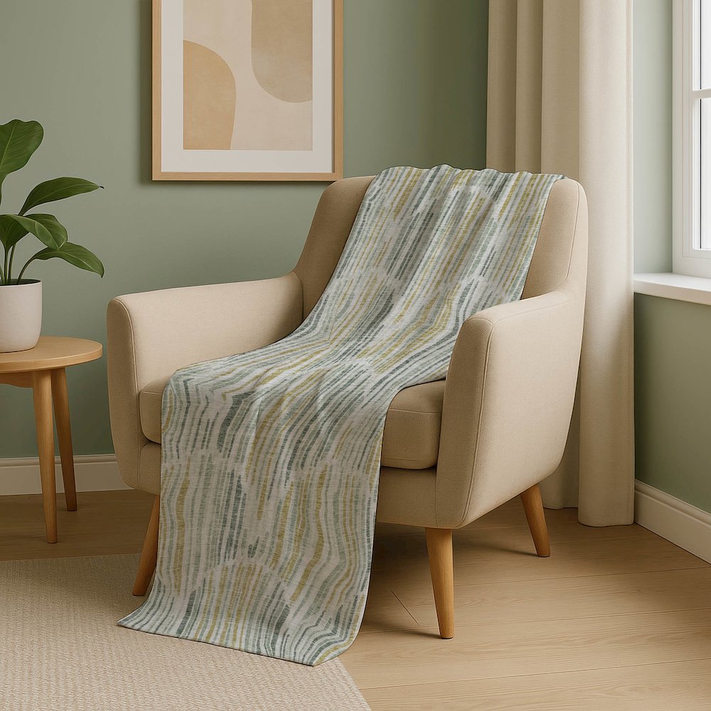 Premium Machine Washable ASB739 Sage 50" x 70" Sherpa Throw Blanket. Picture 5