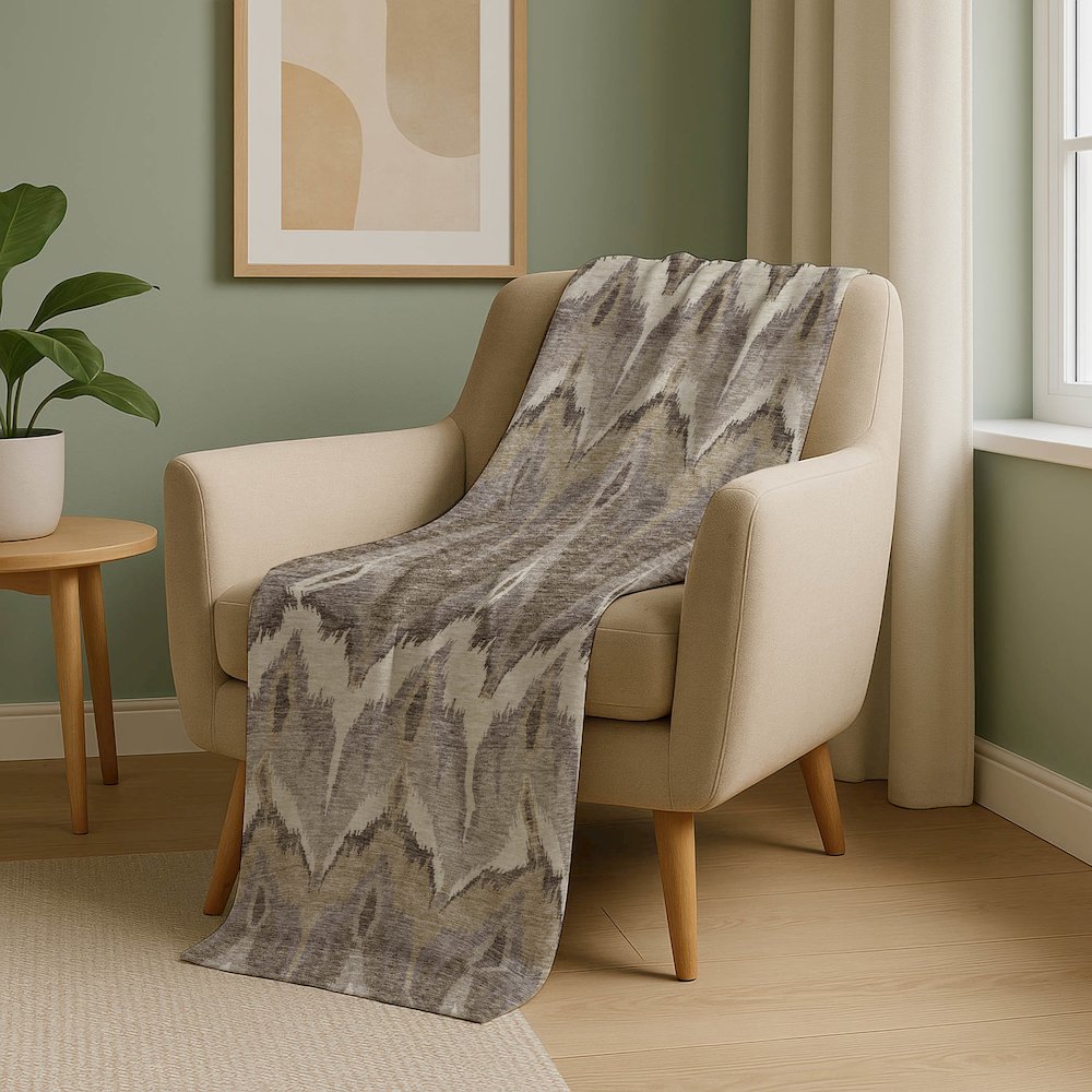 Premium Machine Washable ASB743 Beige 50" x 70" Sherpa Throw Blanket. Picture 5