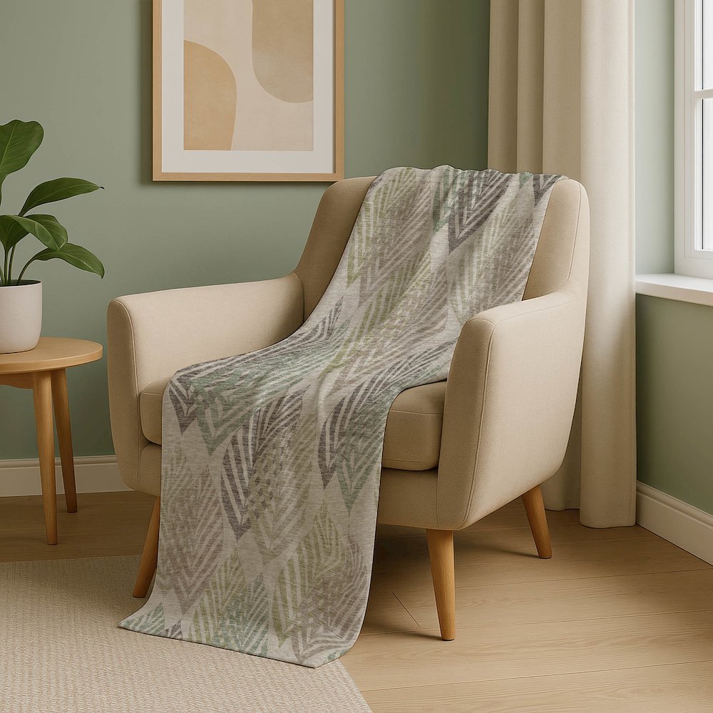 Premium Machine Washable ASB744 Beige 50" x 70" Sherpa Throw Blanket. Picture 5