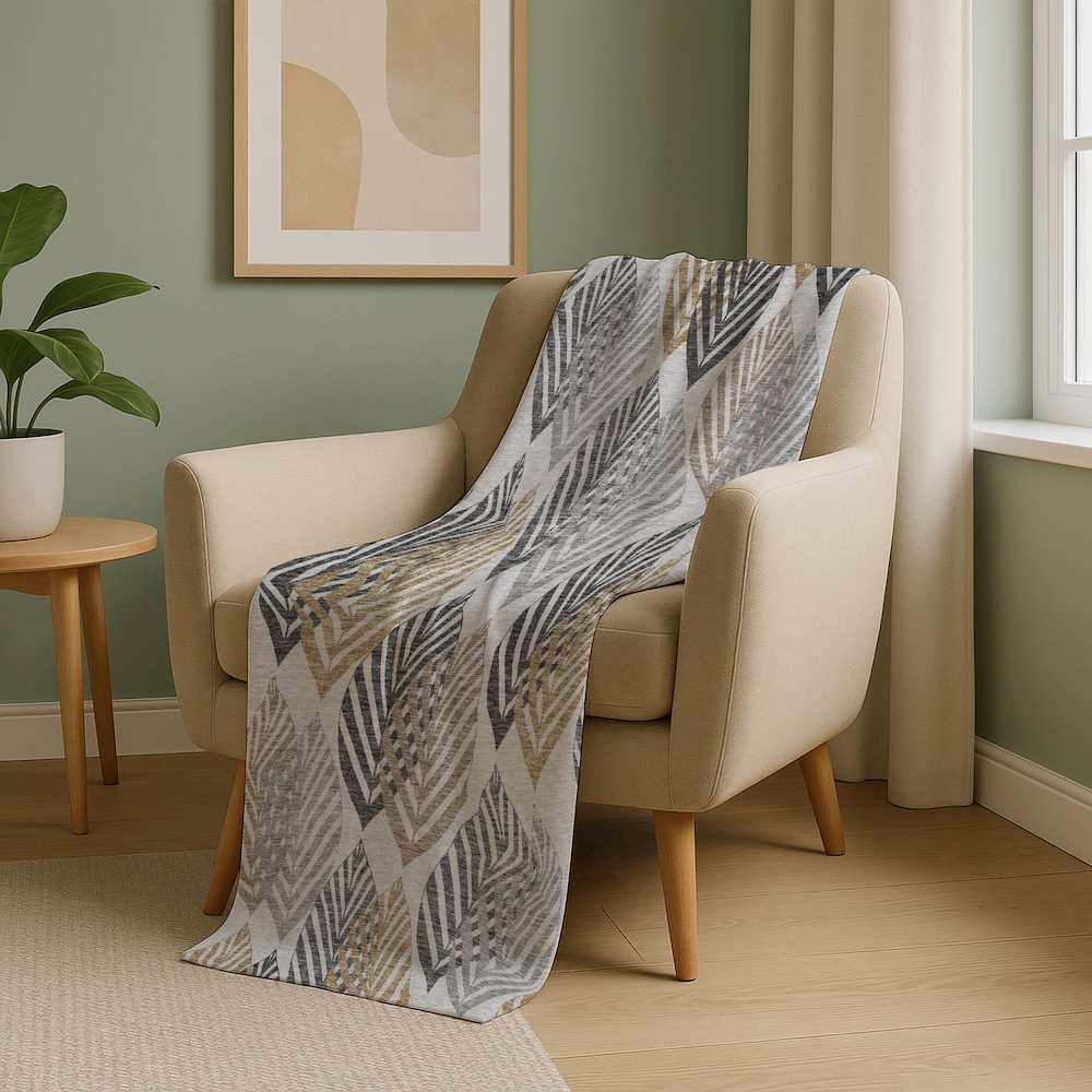 Premium Machine Washable ASB744 Silver 50" x 70" Sherpa Throw Blanket. Picture 5