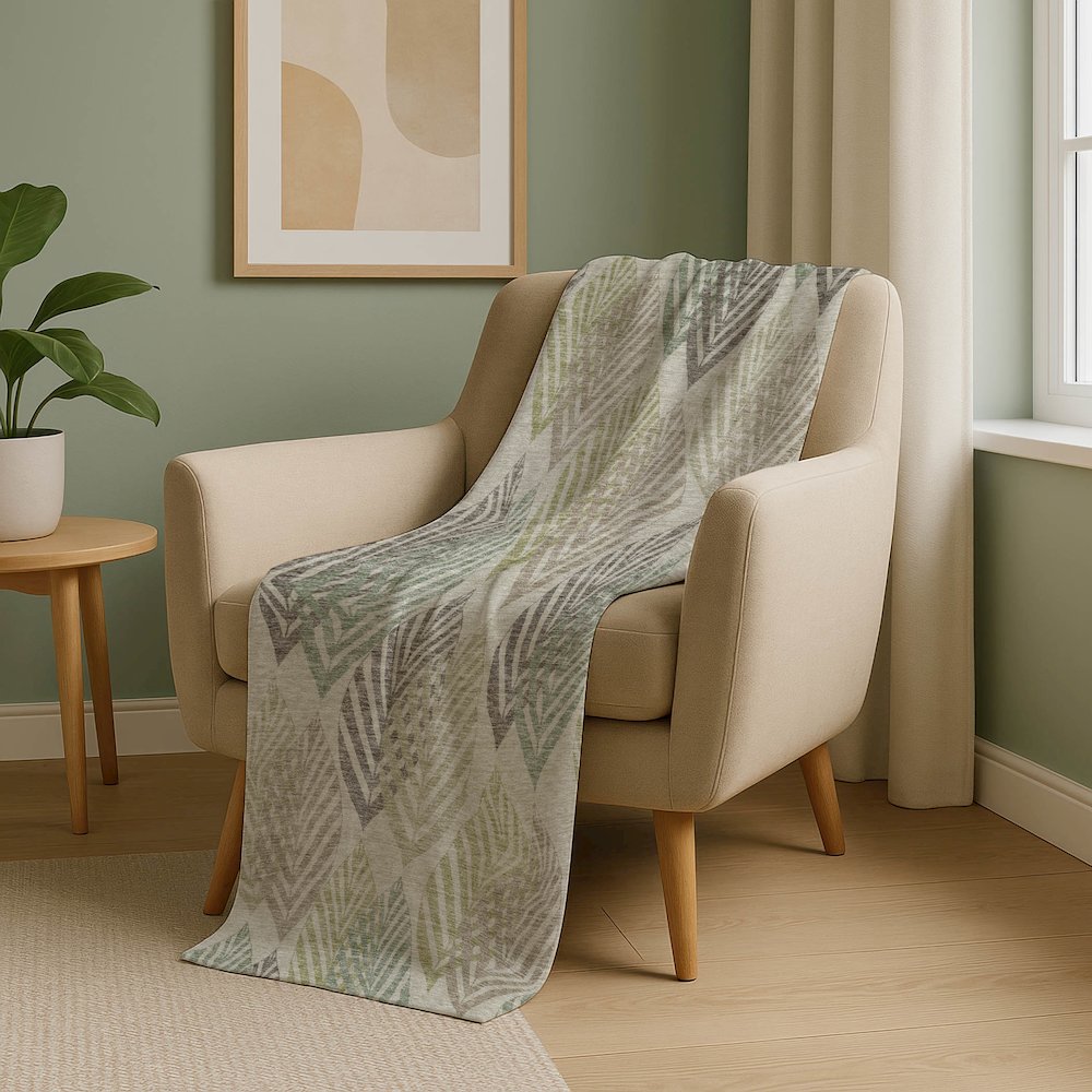 Premium Machine Washable ASB744 Taupe 50" x 70" Sherpa Throw Blanket. Picture 5