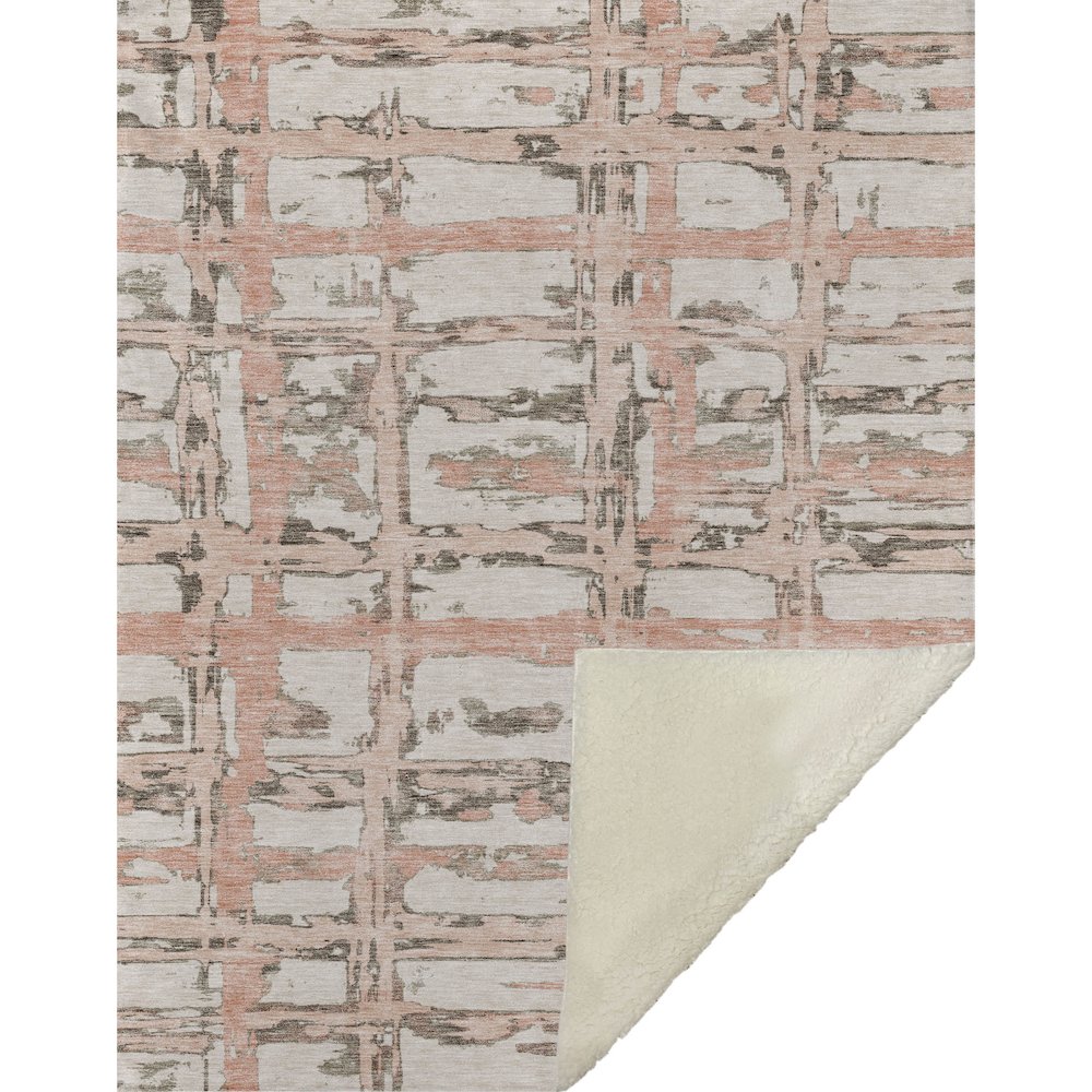 Premium Machine Washable ASB745 Pink 50" x 70" Sherpa Throw Blanket. Picture 1