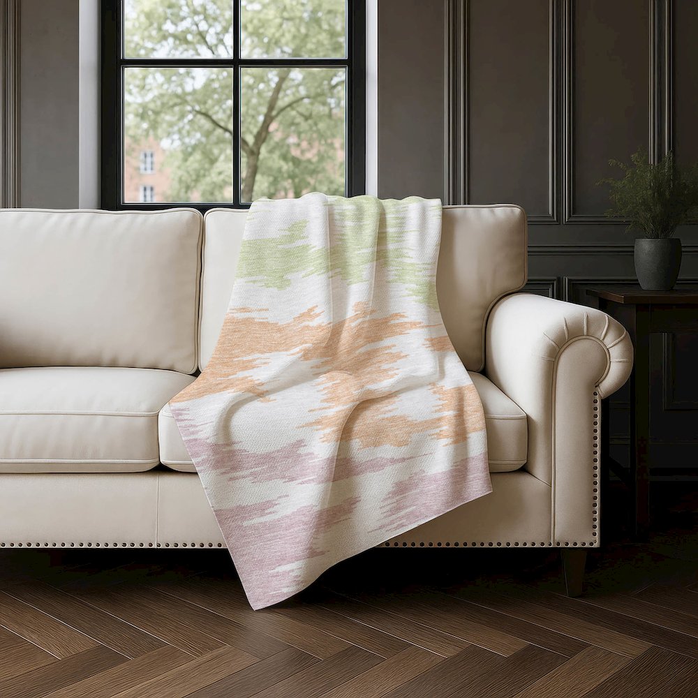 Premium Machine Washable ASB746 White 50" x 70" Sherpa Throw Blanket. Picture 4