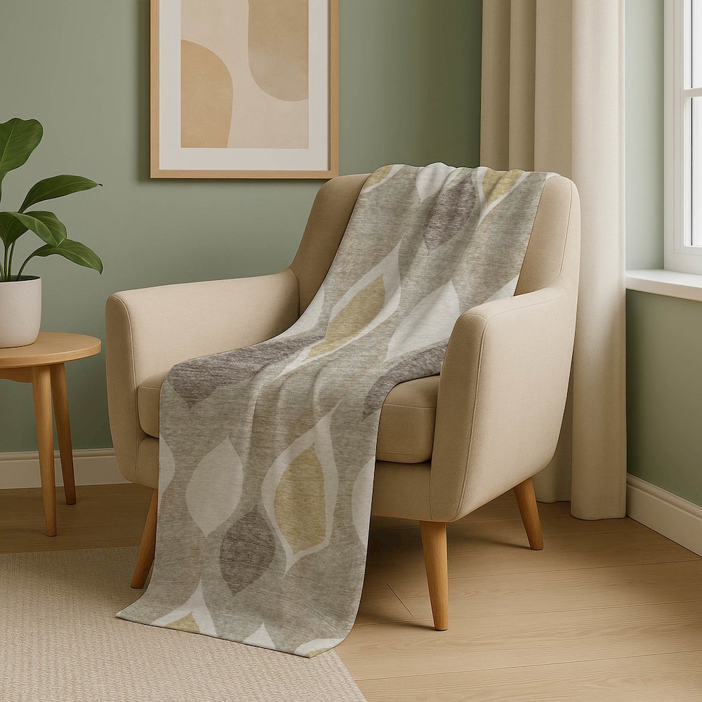 Premium Machine Washable ASB749 Beige 50" x 70" Sherpa Throw Blanket. Picture 5