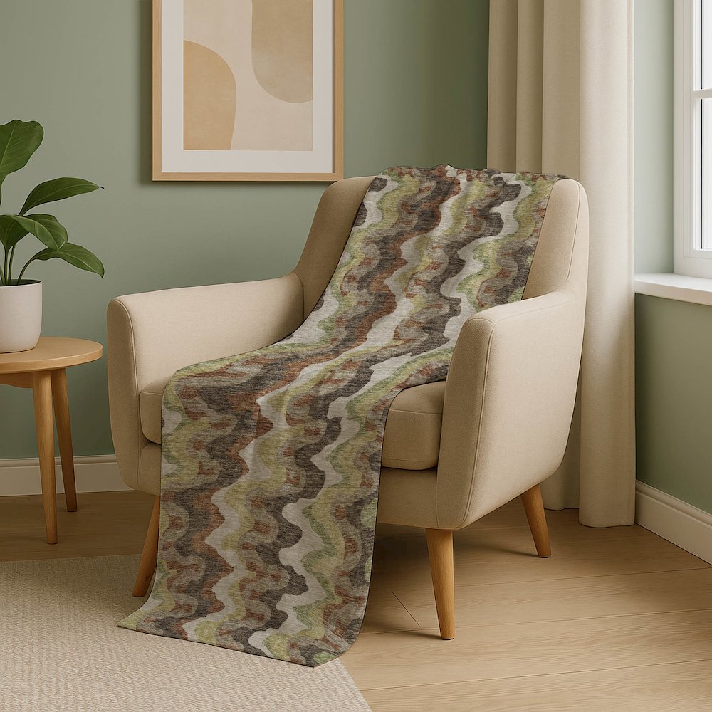 Premium Machine Washable ASB750 Chocolate 50" x 70" Sherpa Throw Blanket. Picture 5