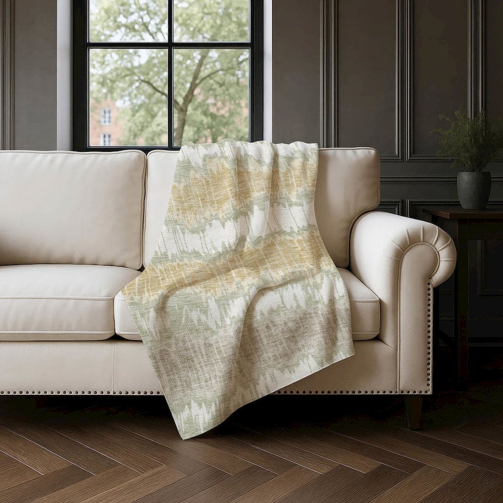 Premium Machine Washable ASB755 Aloe 50" x 70" Sherpa Throw Blanket. Picture 4