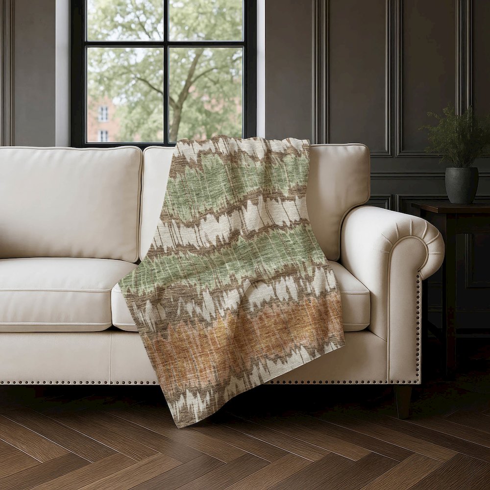 Premium Machine Washable ASB755 Chocolate 50" x 70" Sherpa Throw Blanket. Picture 4