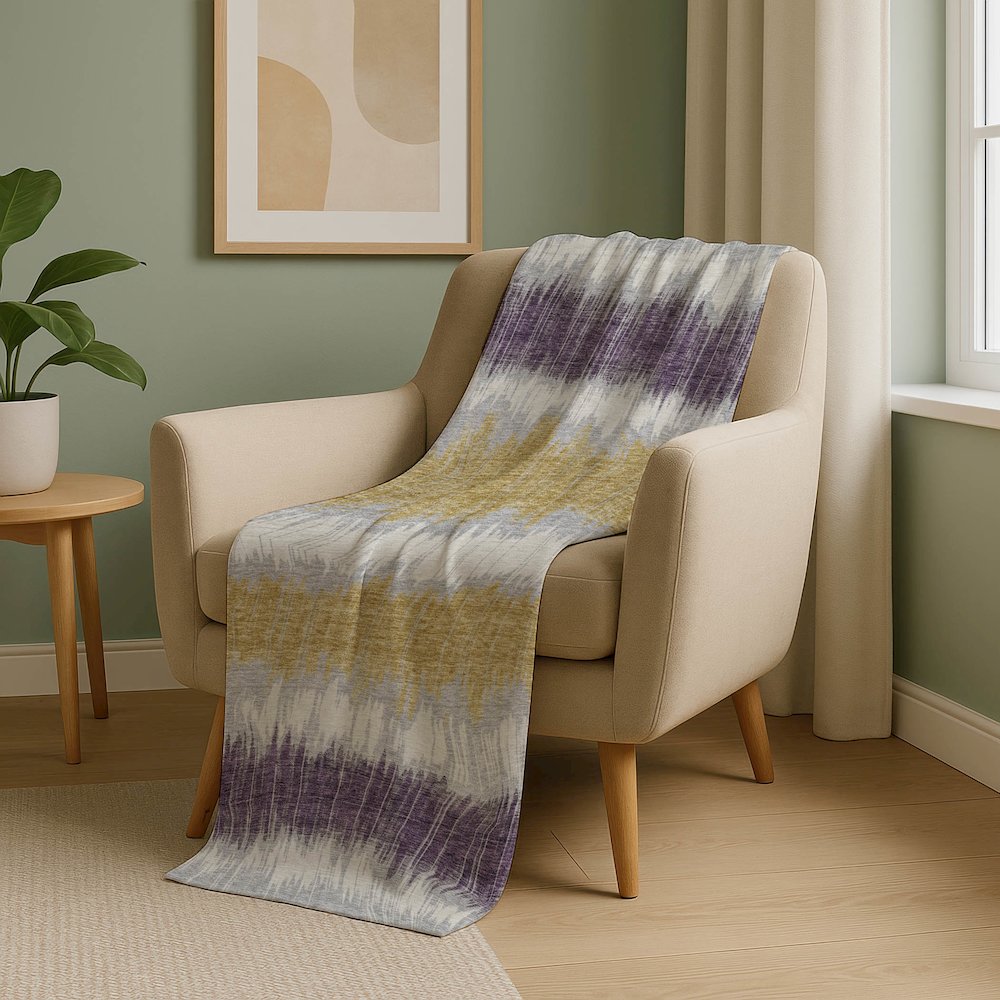 Premium Machine Washable ASB755 Silver 50" x 70" Sherpa Throw Blanket. Picture 5