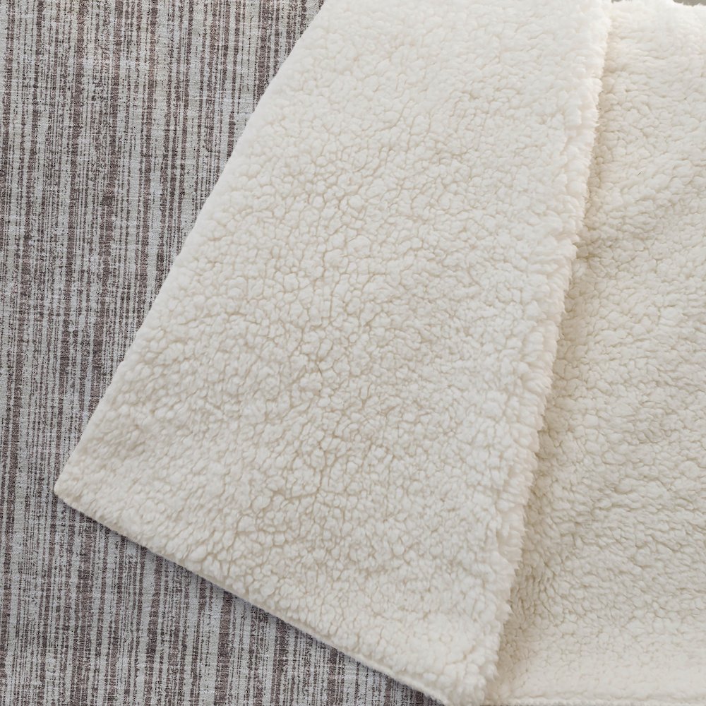 Premium Machine Washable ASB760 Brown 50" x 70" Sherpa Throw Blanket. Picture 2