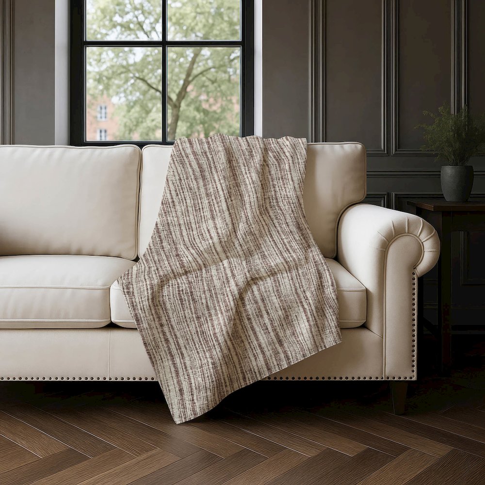 Premium Machine Washable ASB760 Brown 50" x 70" Sherpa Throw Blanket. Picture 4