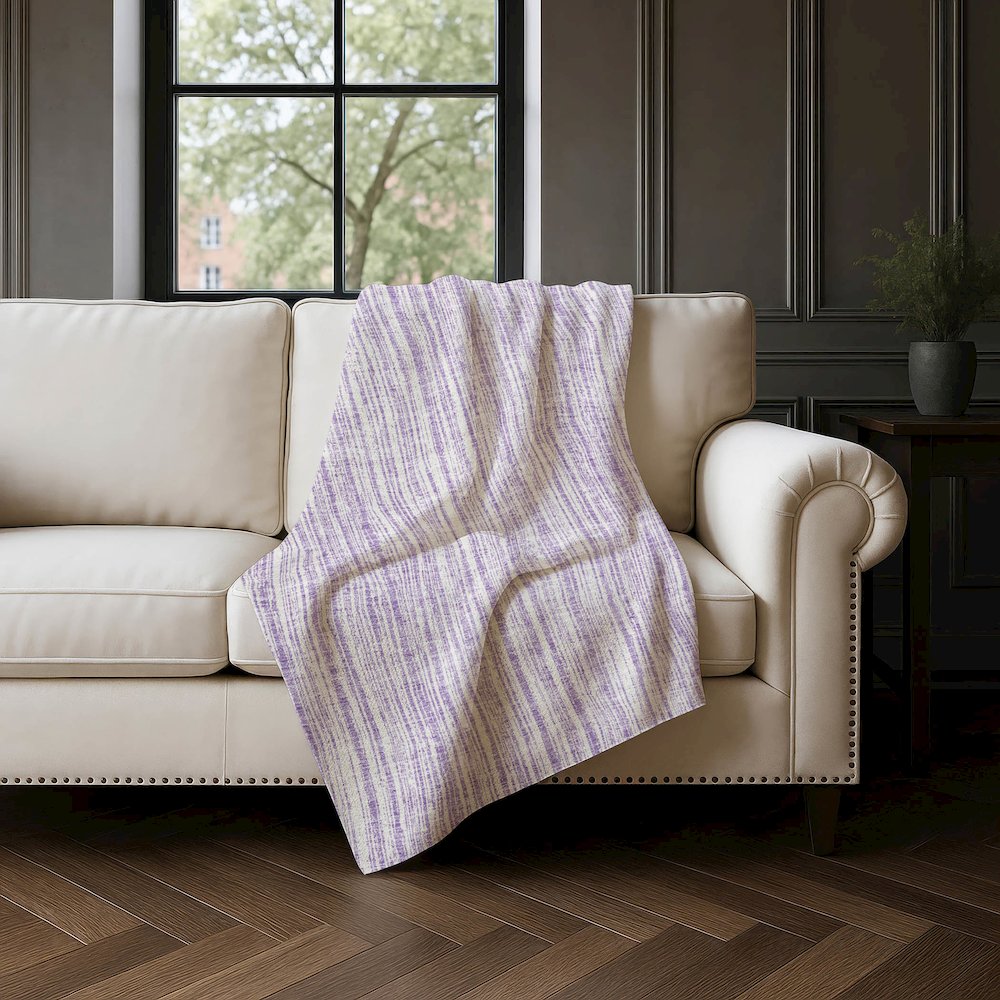 Premium Machine Washable ASB760 Lavender 50" x 70" Sherpa Throw Blanket. Picture 4