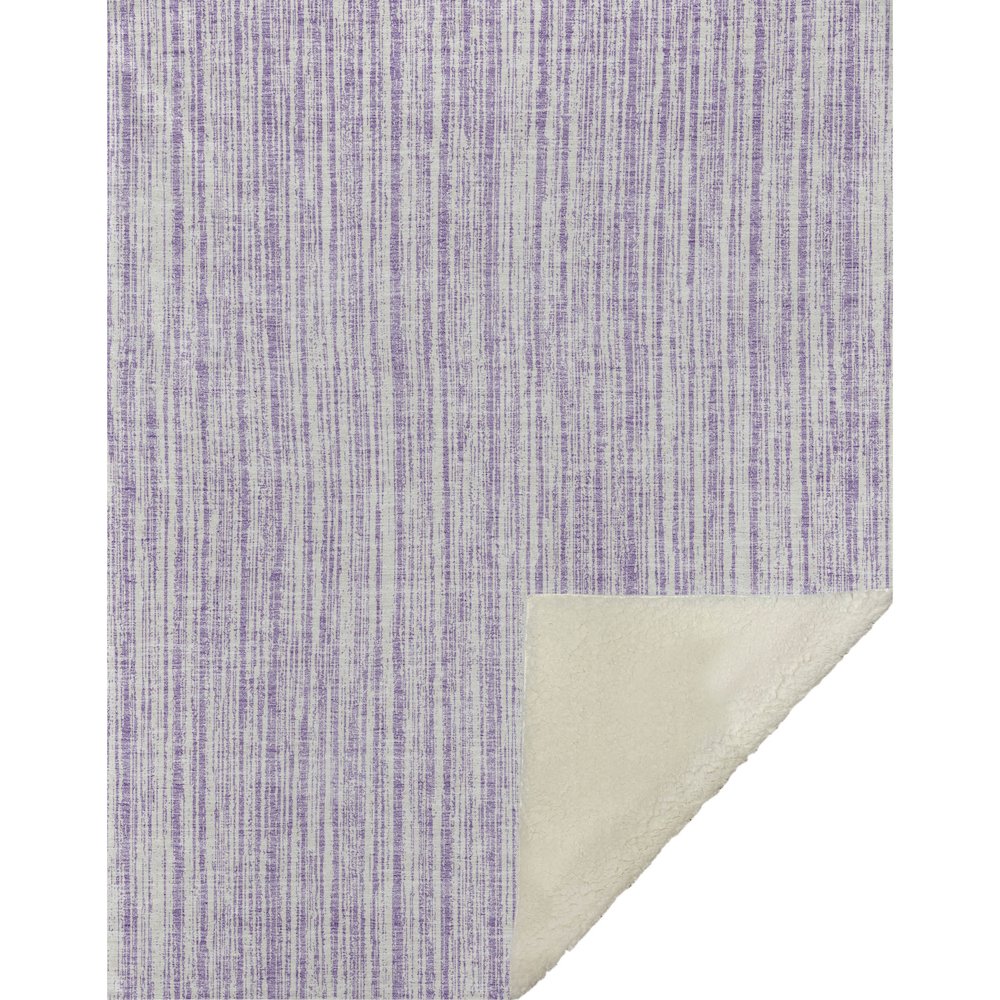 Premium Machine Washable ASB760 Lavender 50" x 70" Sherpa Throw Blanket. Picture 1
