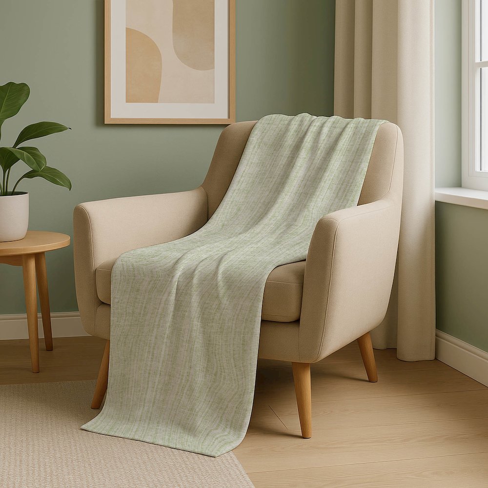 Premium Machine Washable ASB760 Mint 50" x 70" Sherpa Throw Blanket. Picture 5