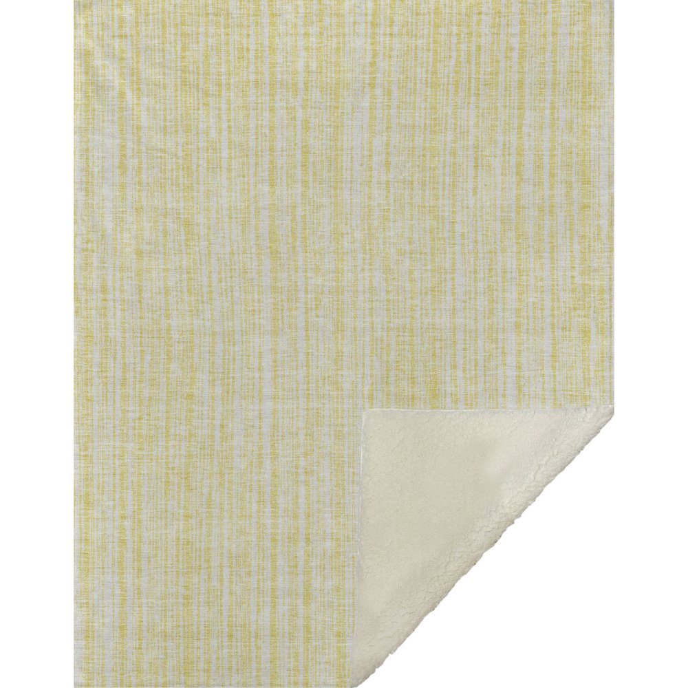 Premium Machine Washable ASB760 Yellow 50" x 70" Sherpa Throw Blanket. Picture 1