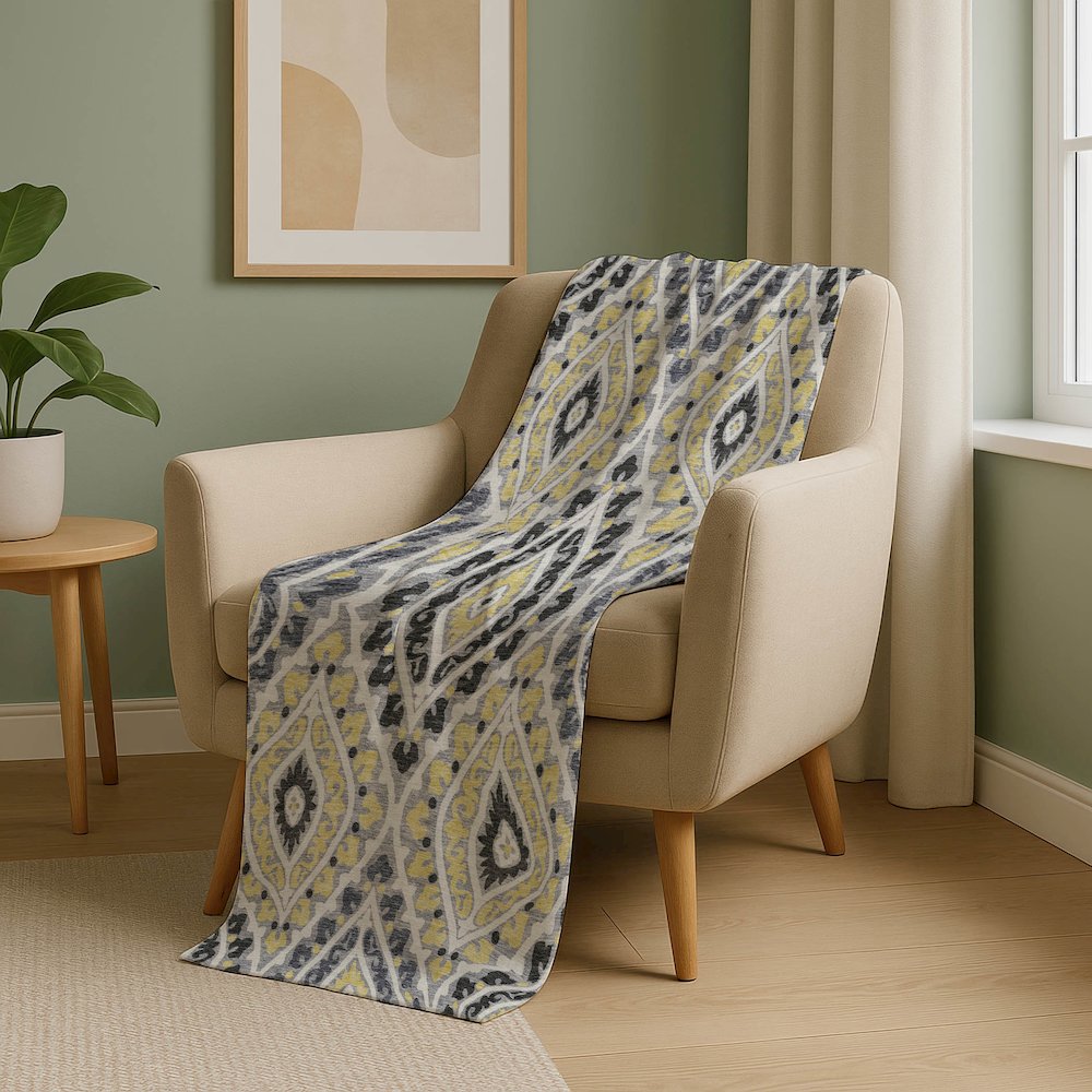 Premium Machine Washable ASB761 Gray 50" x 70" Sherpa Throw Blanket. Picture 5