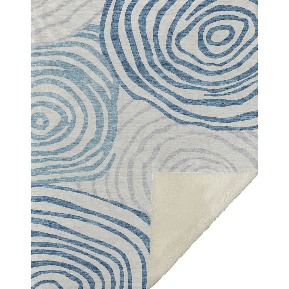 Premium Machine Washable ASB765 Teal 50" x 70" Sherpa Throw Blanket. Picture 1