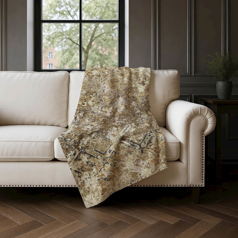 Premium Machine Washable ASB768 Beige 50" x 70" Sherpa Throw Blanket. Picture 4