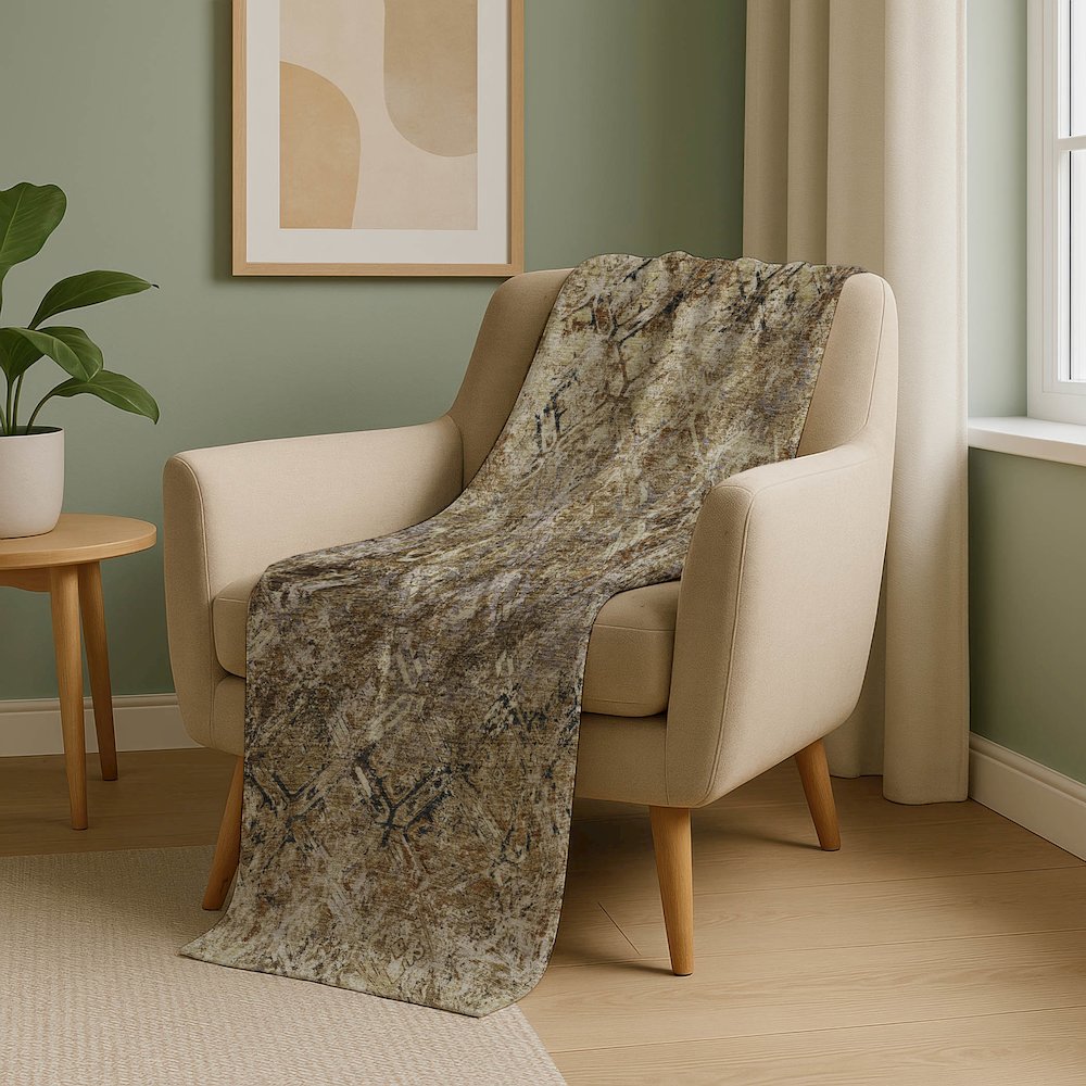 Premium Machine Washable ASB768 Beige 50" x 70" Sherpa Throw Blanket. Picture 5