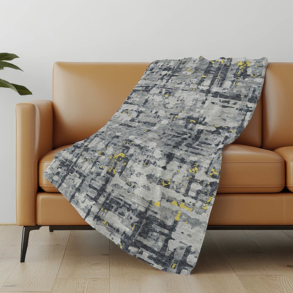 Premium Machine Washable ASB76 Gilded 50" x 70" Sherpa Throw Blanket. Picture 4