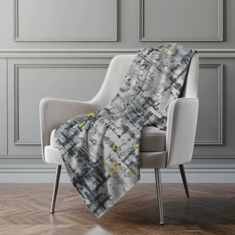 Premium Machine Washable ASB76 Gilded 50" x 70" Sherpa Throw Blanket. Picture 5