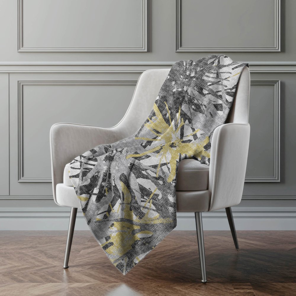Premium Machine Washable ASB77 Gilded 50" x 70" Sherpa Throw Blanket. Picture 5