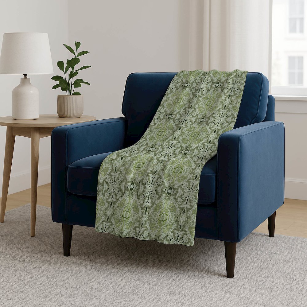 Premium Machine Washable ASB783 Aloe 50" x 70" Sherpa Throw Blanket. Picture 5