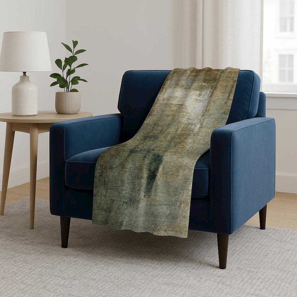 Premium Machine Washable ASB787 Brown 50" x 70" Sherpa Throw Blanket. Picture 5