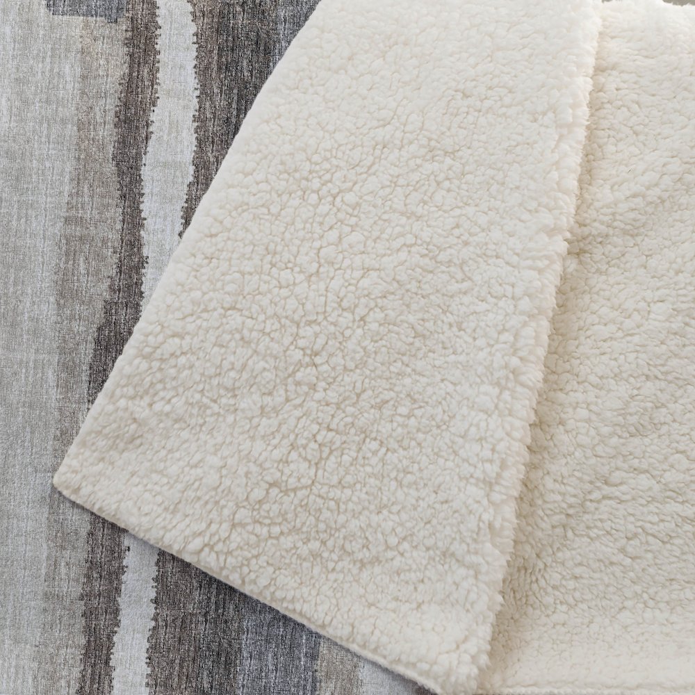 Premium Machine Washable ASB78 Earth 50" x 70" Sherpa Throw Blanket. Picture 2