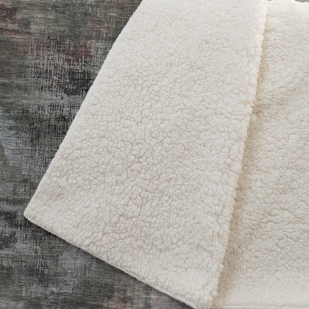 Premium Machine Washable ASB792 Brown 50" x 70" Sherpa Throw Blanket. Picture 2