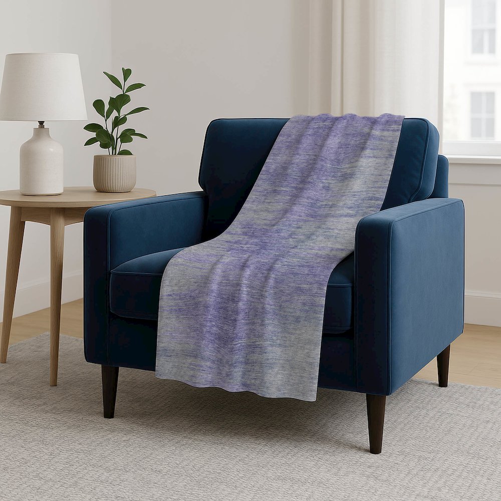 Premium Machine Washable ASB794 Plum 50" x 70" Sherpa Throw Blanket. Picture 5
