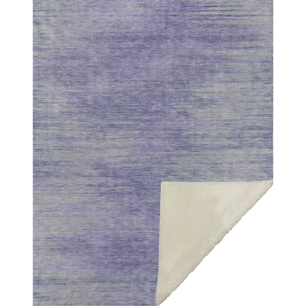 Premium Machine Washable ASB794 Plum 50" x 70" Sherpa Throw Blanket. Picture 1
