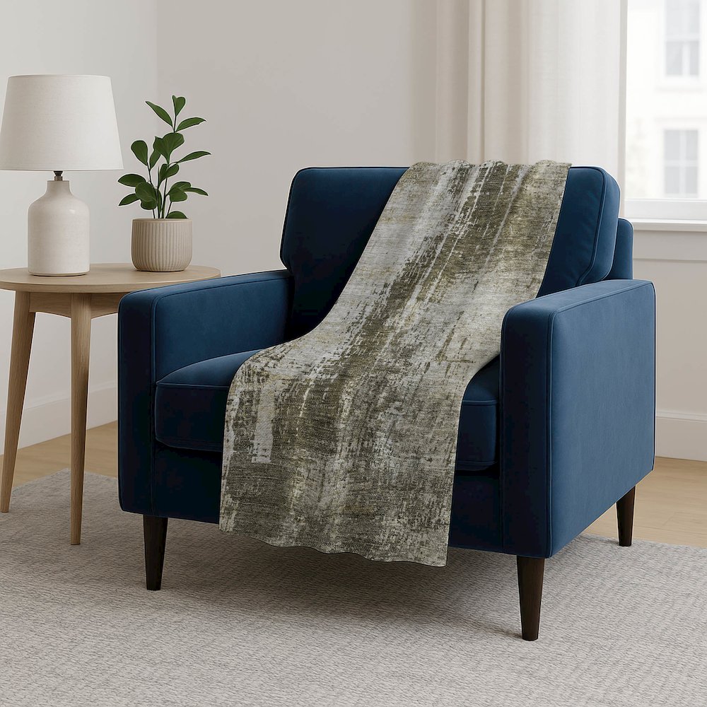Premium Machine Washable ASB796 Brown 50" x 70" Sherpa Throw Blanket. Picture 5