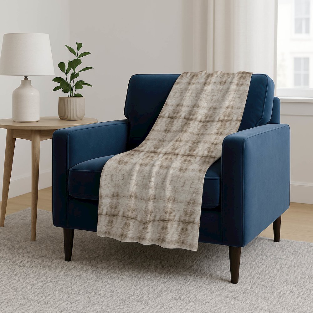 Premium Machine Washable ASB799 Beige 50" x 70" Sherpa Throw Blanket. Picture 5