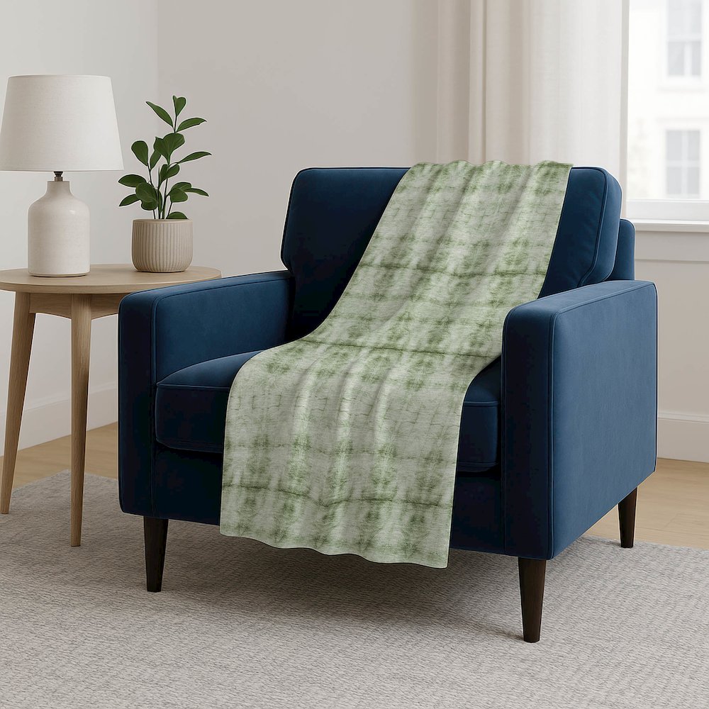 Premium Machine Washable ASB799 Sage 50" x 70" Sherpa Throw Blanket. Picture 5